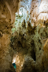Fairy views from The Frasassi Caves (Italian: Grotte di Frasassi) - the most famous show caves in...