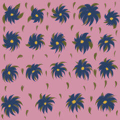 seamless pattern with flowers