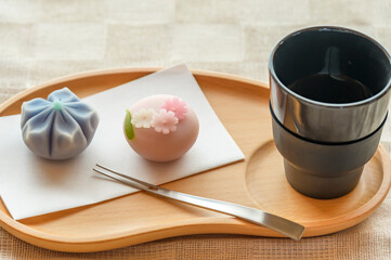 Japanese Traditional Sweets “Nerikiri”,  High-class Japanese Sweets that is Present at Tea Ceremonies and other Ceremonial Occasions