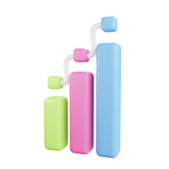 Chart 3D Illudtration