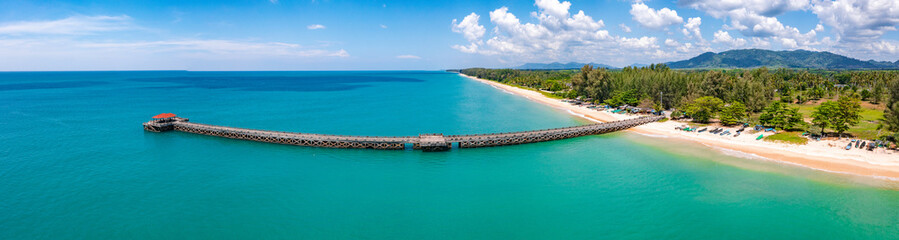 Natai Beach in Khao Lak, Phang Nga province, Thailand