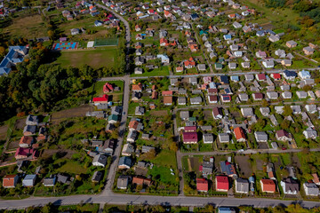 Sudowa Wyschnja in the Ukraine from above | Sudovovyshnyanskyy Internat | Kostel Materi Bozhoi Pomichnytsi Virnykh | Holy Trinity Church