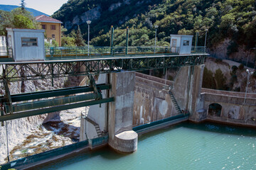 Pesaro Urbino (PU), Italy - August 10, 2022: Gola del Furlo, Pesaro Urbino, Marche, Italy, Europe