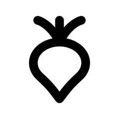 Turnip Flat Vector Icon