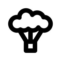 Broccoli Flat Vector Icon