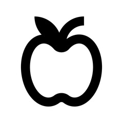 Apple Flat Vector Icon