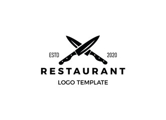 Modern logo of restaurant. Restaurant logo template. 
