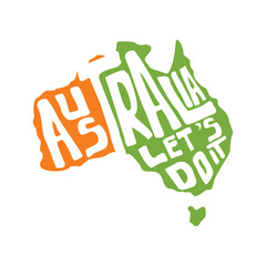 Australia let's do it illustrations