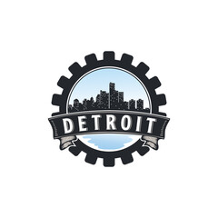 Detroit logo design