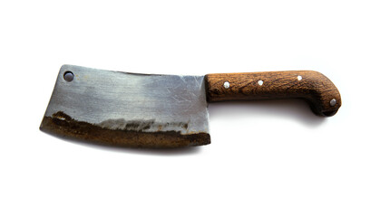 Old kitchen knife for meat