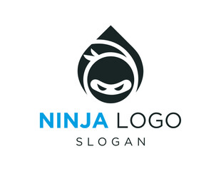Obraz premium Logo design about Ninja on white background. created using the CorelDraw application.
