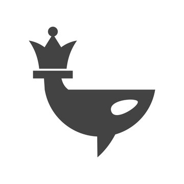 Orca and chess icon