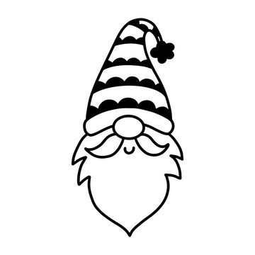 recommend clip art: Vector Garden Gnome Character silhouette