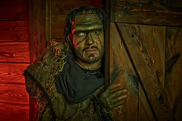 Obraz premium necromancer from middle ages