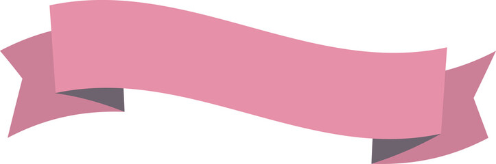 Ribbon banner, label, tag