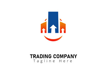 Fototapeta premium Trading Logo Template for financial company