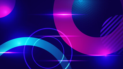 Modern abstract high-speed movement. Colorful dynamic motion on blue background. Movement sport pattern for banner or poster design background concept.