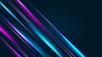 Modern abstract high-speed movement. Colorful dynamic motion on blue background. Movement sport pattern for banner or poster design background concept.