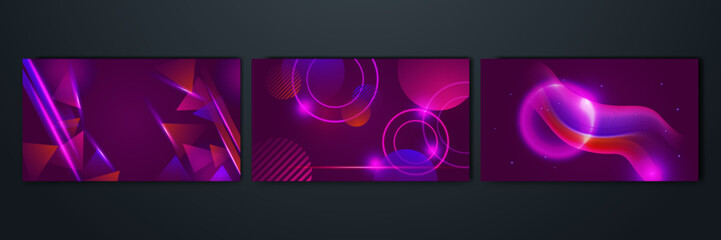 Modern abstract high-speed technology movement. Dynamic motion light trails with motion blur effect on dark background. Futuristic, technology pattern for banner or poster design.