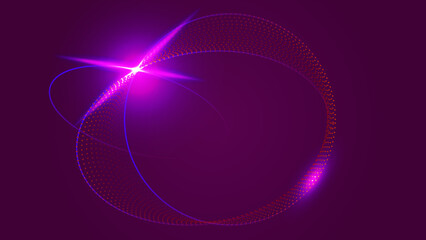 Modern abstract high-speed technology movement. Dynamic motion light trails with motion blur effect on dark background. Futuristic, technology pattern for banner or poster design.