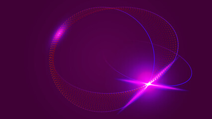 Modern abstract high-speed technology movement. Dynamic motion light trails with motion blur effect on dark background. Futuristic, technology pattern for banner or poster design.