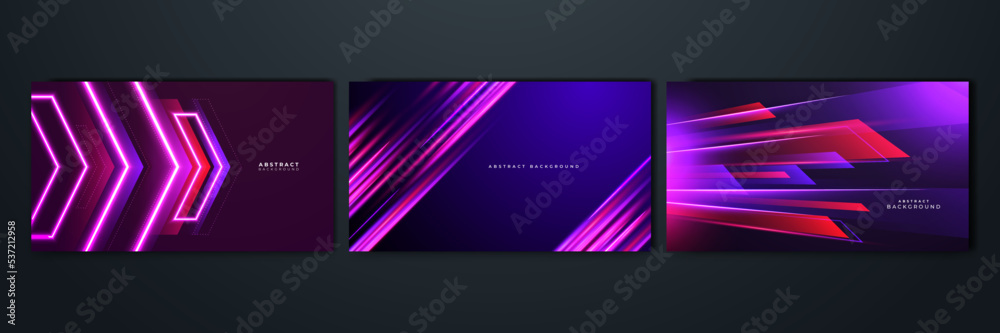 Fototapete Modern abstract arrows moving at high speed. Dynamic motion. Technology movement pattern for banner or poster design. Vector illustration