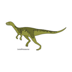 Ancient dinosaur vector icon.Color vector icon isolated on white background ancient dinosaur.