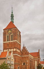 Fototapeta na wymiar Church of St. John in Gdansk. Poland