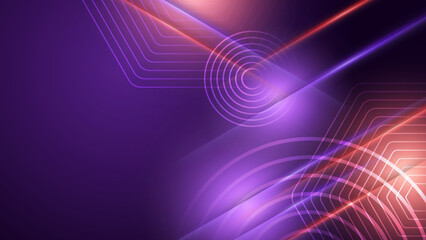 Modern abstract high-speed light effect. Technology futuristic dynamic motion on blue background. Movement pattern for banner or poster design background concept.