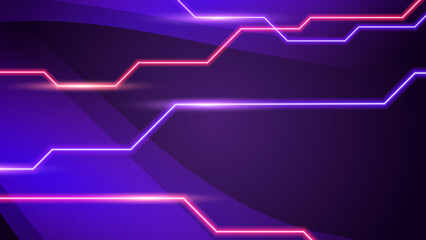 Modern abstract high-speed light effect. Technology futuristic dynamic motion on blue background. Movement pattern for banner or poster design background concept.