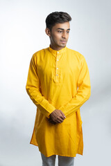young indian man on traditional wear