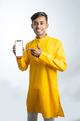 indian man wearing traditional