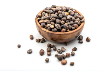 The palm kernel is the oil palm fruit. 
The fruit yields palm oil derived from the outer elements of the fruit, and palm kernel oil derived from the kernel