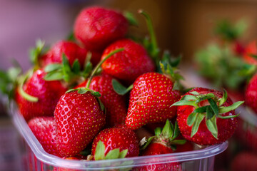 Hungarian strawberry, healthly red fruit