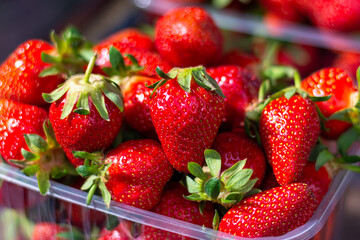 Hungarian strawberry, healthly red fruit