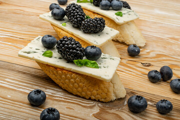 Blue Cheese on Bread