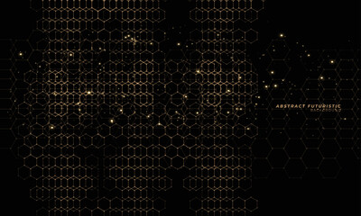 Background Art hexagon - Abstract design Business Art hexagon elements technology. Abstract futuristic background. Vector illustration.