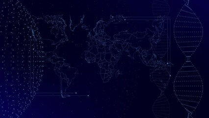 Data analysis Medical statistics on Africa Country with graphs, charts, analytics in background | Africa continent country Revealing world map 4K|60 FPS, data analysis Medical science technological - Powered by Adobe