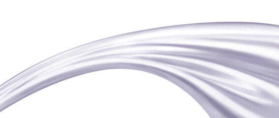 Silk, isolated on white background