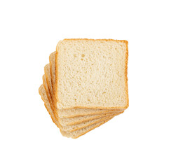 Supermarket Bread Loaf Slices, White Dliced Bread for Toasts