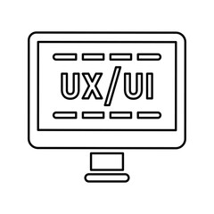 Page, Layout line icon. Outline vector.