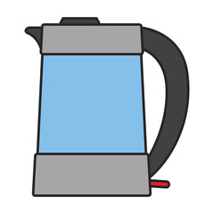 Kettle vector icon.Color vector icon isolated on white background kettle.