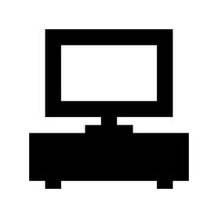 Tv Stand Flat Vector Icon