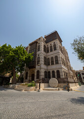 Buildings within the Al-Balad historical area of Jeddah in the western region of Saudi Arabia