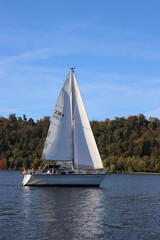 Obraz premium Seegelboot