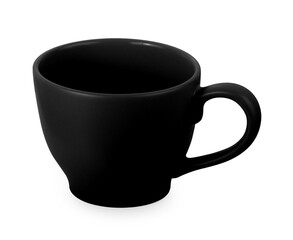 empty mug isolated on white background.