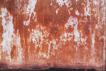 Rust of metals.Corrosive Rust on old iron.Use as illustration for presentation.	