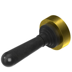 3d rendering illustration of a joystick lever valve © Francesco Milanese