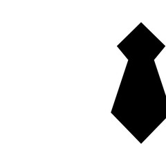 Necktie Flat Vector Icon