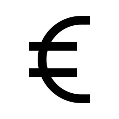 Euro Flat Vector Icon